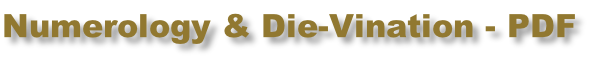 Numerology & Die-Vination - PDF